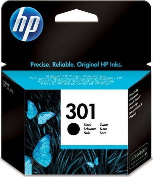 Cerneală HP Cerneală neagră HP HP 301, HP301 CH561EE, 190 pagini, 3 ml
