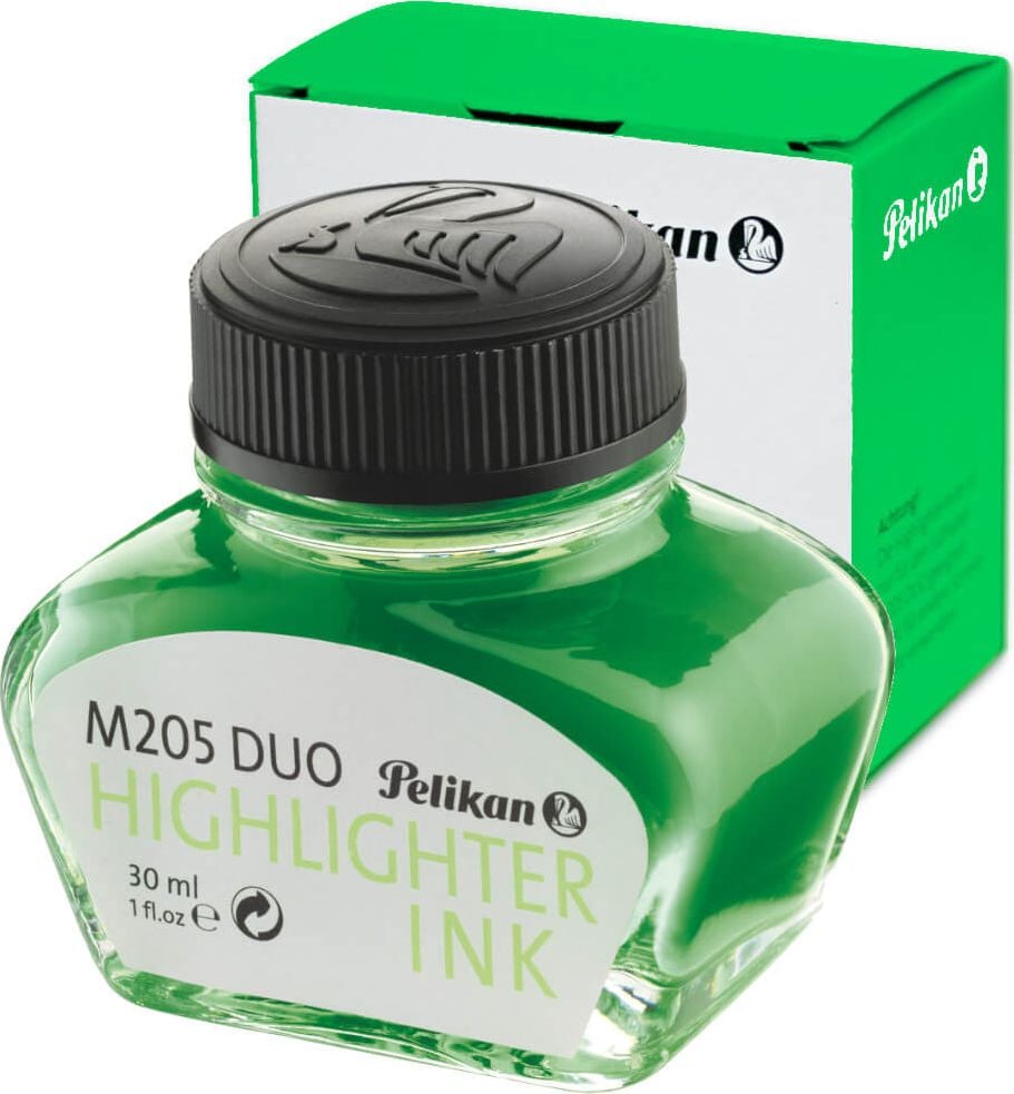 Cerneală Pelikan Pen M205 verde fluorescent 30 ml