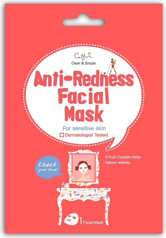 Cettua Anti-Redness Facial Mask masca care elimina roseata