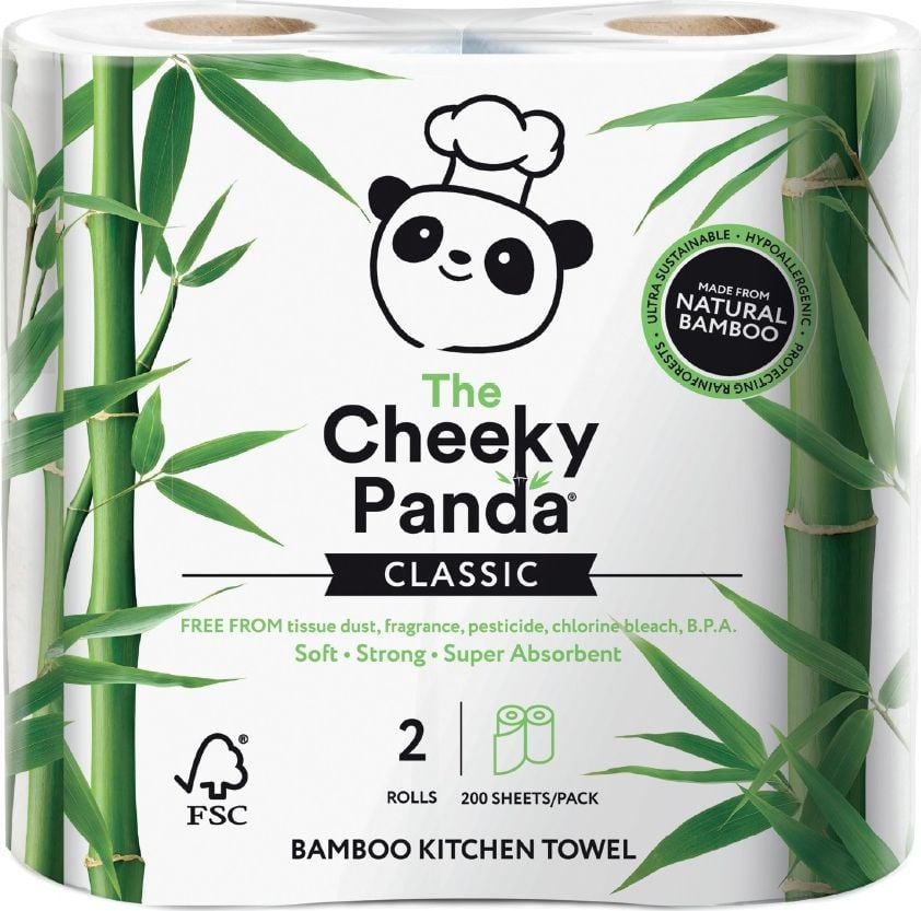 Cheeky Panda, prosop de bucătărie 2 role