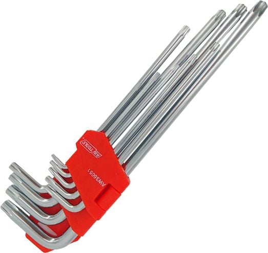 Chei Torx AWTools extra lungi 9 bucăți (AW35051)