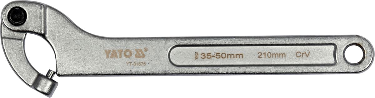 Cheie carlig universala Yato pin rotund, deschidere 35-50 mm
