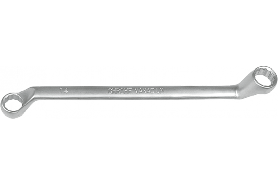 Cheie inelara dubla cotita Topex, 35D815, 18 x 19 mm