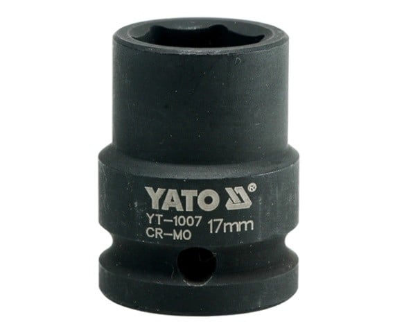 Cheie tubulara hexagonala de impact 1/2`, 17mm, Yato YT-1007