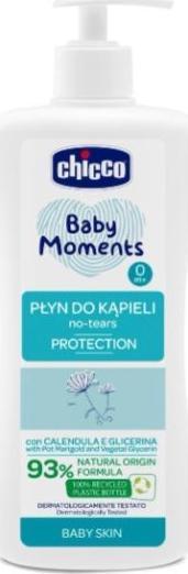 Gel de Dus fara Lacrimi Chicco Baby Moments Protection, 750ml