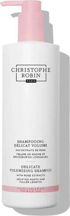 Christophe Robin Șampon delicat volumizant cu extracte de trandafir șampon zilnic volumizator pentru păr fin 500 ml