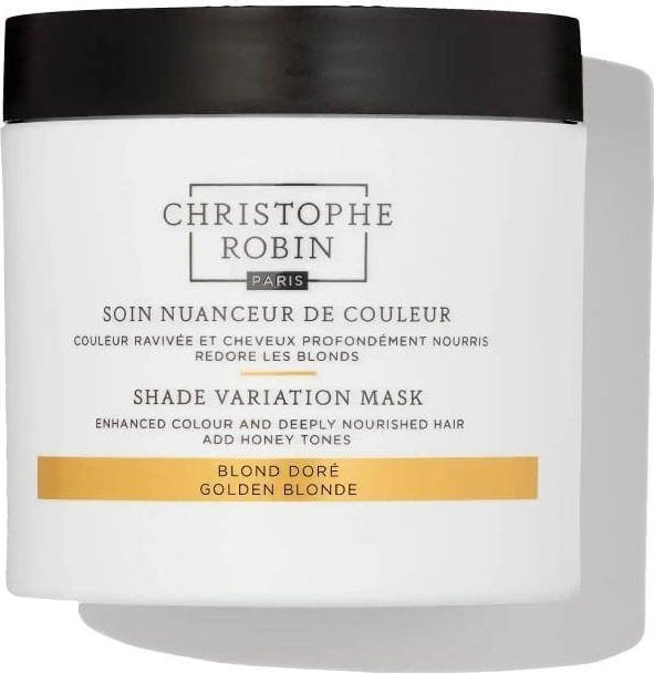 Christophe Robin Shade Variation Mask masca cremoasa hranitoare culoarea parului racoritoare Blond auriu 250ml