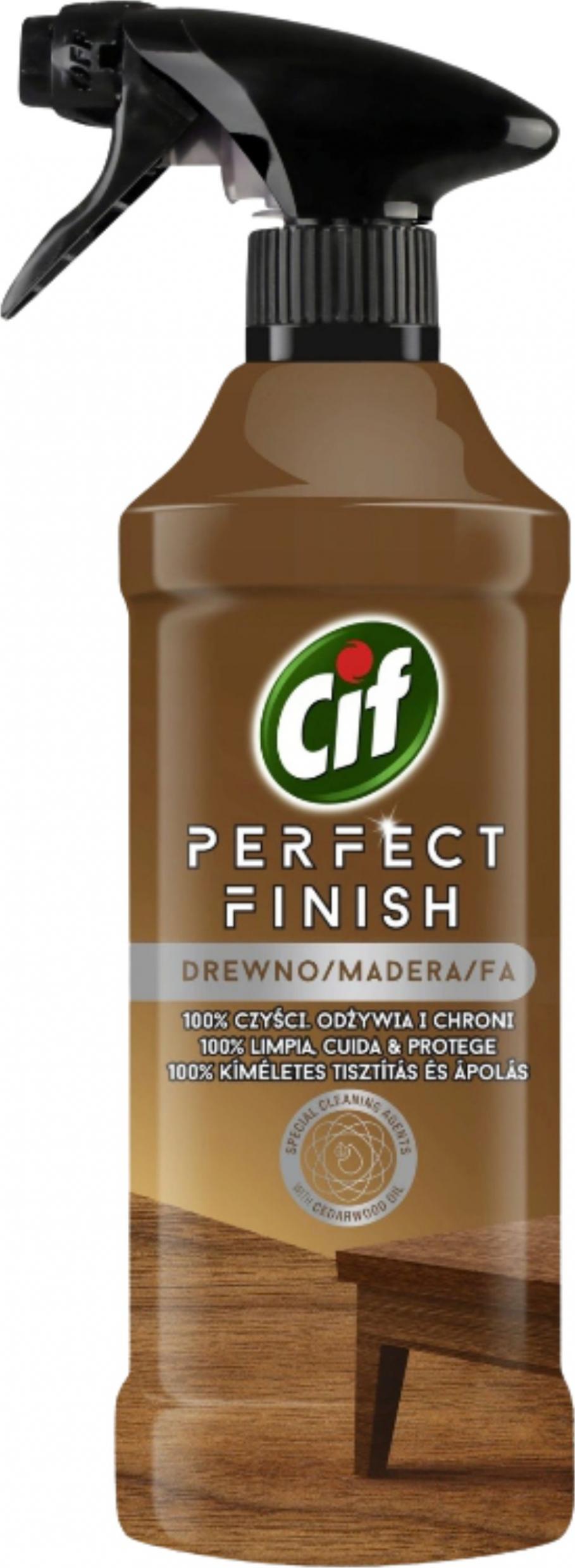 Cif Cif, Perfect finish, Spray do czyszczenia drewna, 435 ml (HIT)