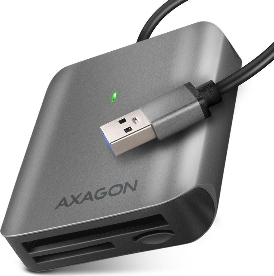 Card reader - Cititor Axagon AXAGON CRE-S3, USB-A 3.2 Gen 1 - Cititor de carduri SUPERSPEED, 3-slot și lun SD/microSD/CF, suport UHS-II