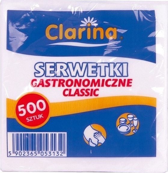 Servetel de unica folosinta Clarina Alb A500 15x15cm