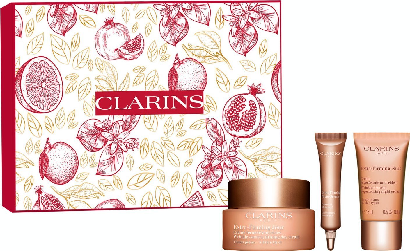 Clarins CLARINS SET (CREMA DE ZI EXTRA FERMANTA 50ML + SER EXTRA FERMANT 10ML + CREMA DE NOAPTE EXTRA FERMANTA 15ML)