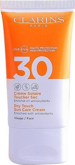 Crema pentru fata cu protectie solara Clarins Dry Touch Sun Care, SPF 30, 50 ml