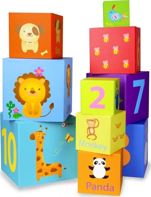 Classic World Magic Box Building Blocks Puzzle Tower