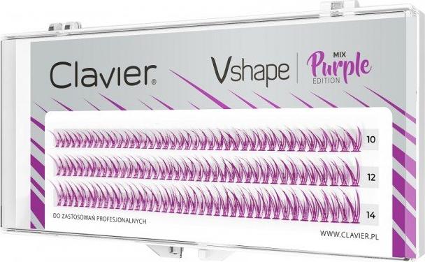 CLAVIER_Vshape smocuri de gene, Violet