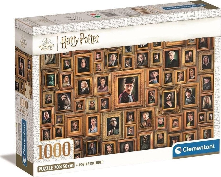 Clementoni CLE puzzle 1000 Compact Imposs..Harry Potter 39786