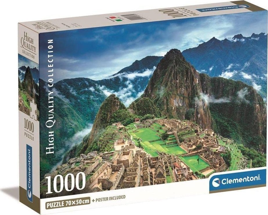 Clementoni CLE puzzle 1000 Compact Machu Picchu 39770