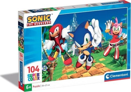 Clementoni CLE puzzle 104 SuperKolor Sonic 27256