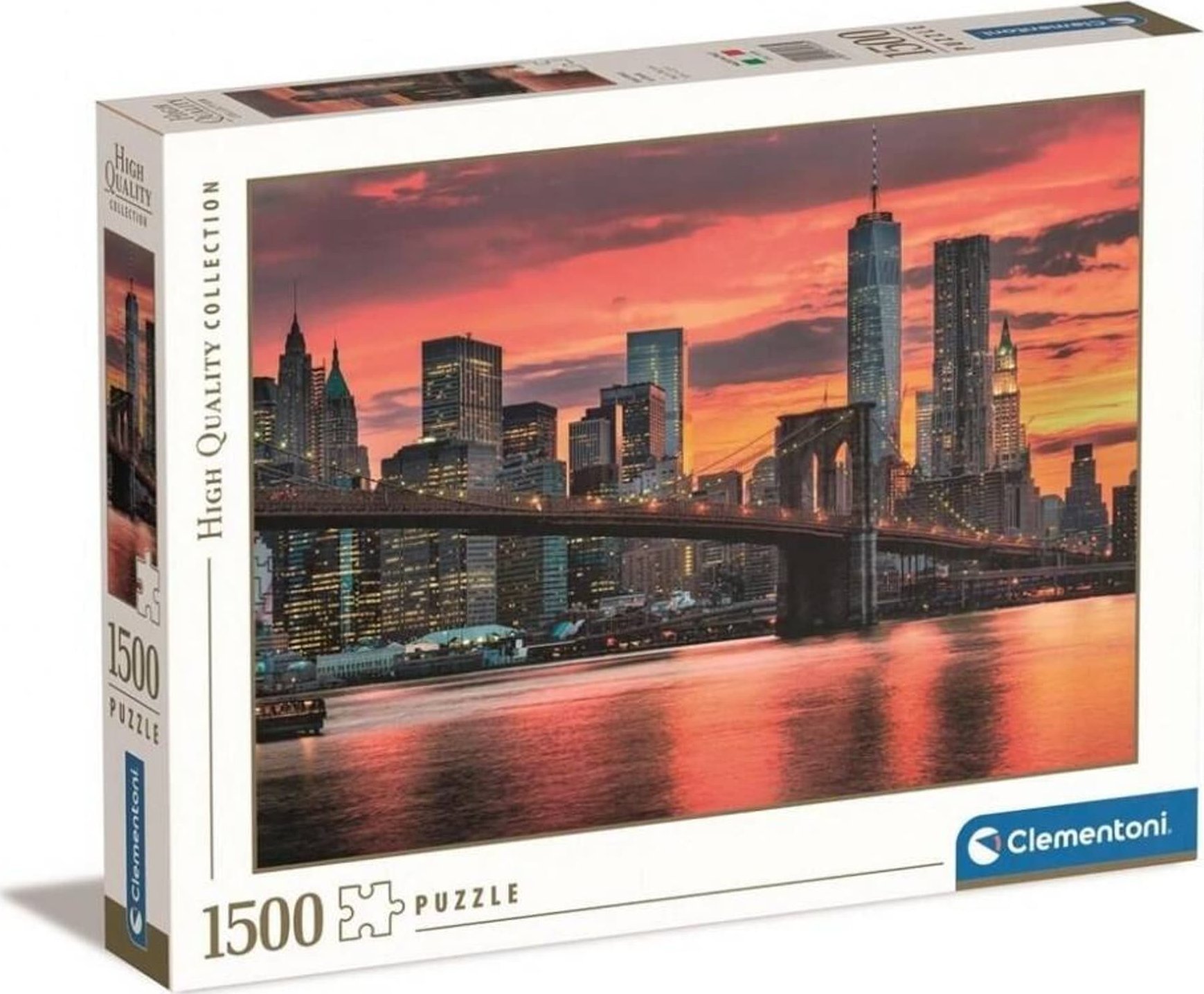 Clementoni CLE puzzle 1500 HQ East River la amurg 31693