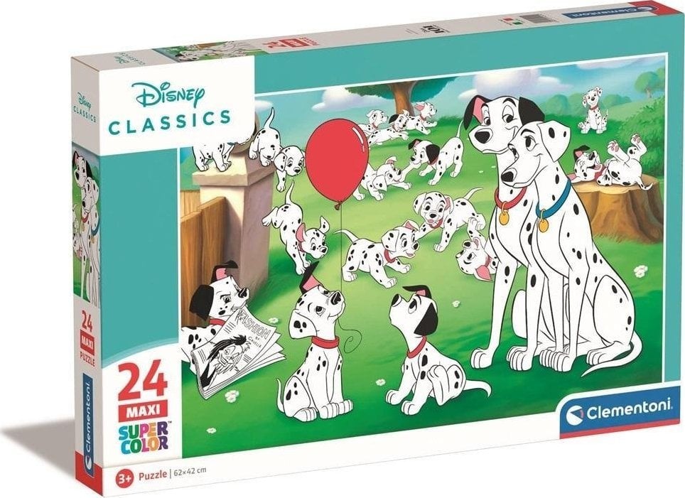 Clementoni CLE puzzle 24 maxi SuperColor Disney Animals 24245