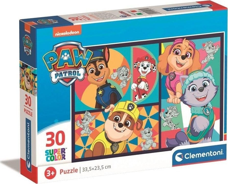 Clementoni CLE puzzle 30 SuperColor Paw Patrol 20275