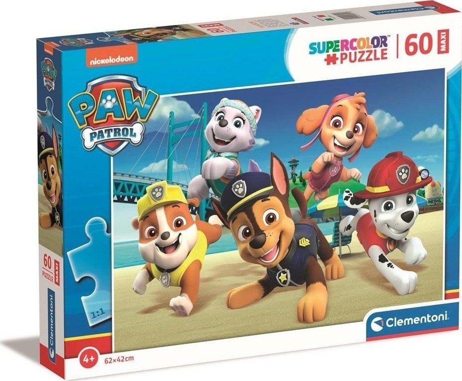 Clementoni CLE puzzle 60 maxi SuperColor Paw Patrol 26591