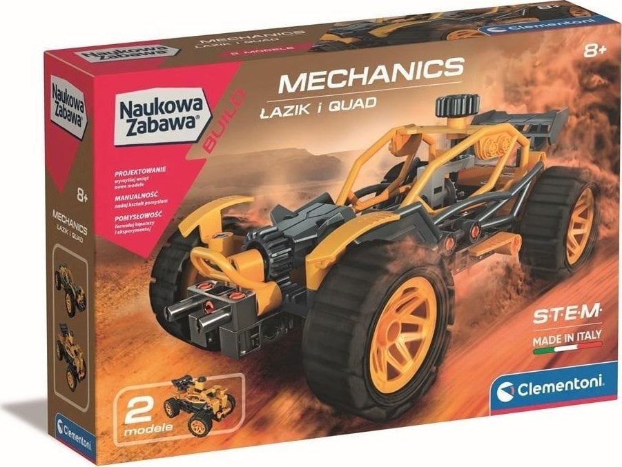 Clementoni Clementoni Science fun. Laborator de mecanica. Rover și Quad 50796