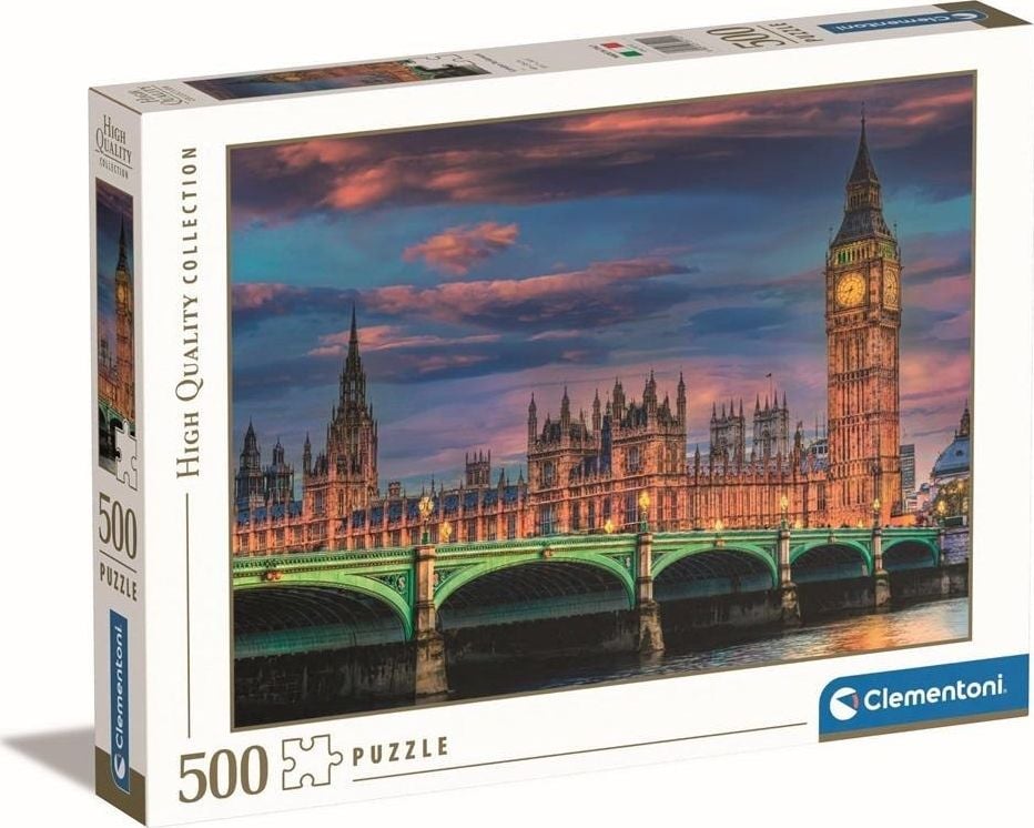 Puzzle Clementoni, 35112 Casa parlamentului din Londra, 500 piese