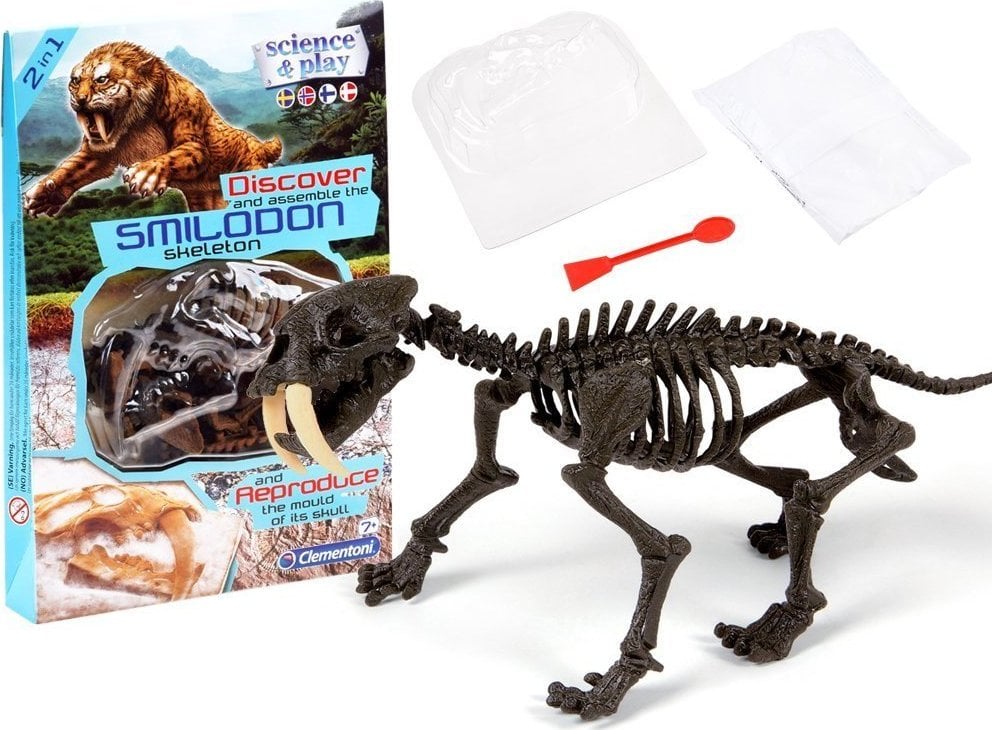 Clementoni Clementoni Smilodon Construiește un schelet de tigru ZA3713