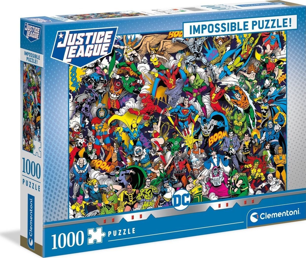 Clementoni DC Comics Impossible Puzzle 1000 de piese (39599)