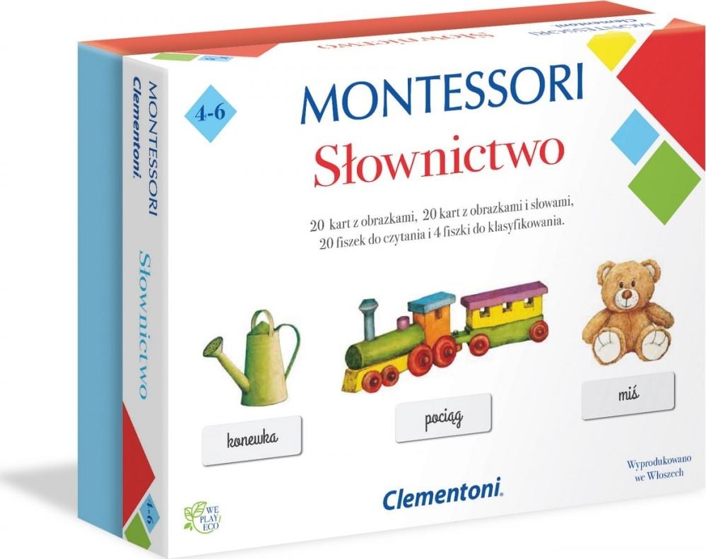 Clementoni montessori zabawne sÅ‚ownictwo 50077