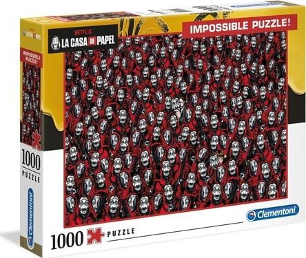Puzzle Clementoni - La casa de papel, Impossible, 1000 piese