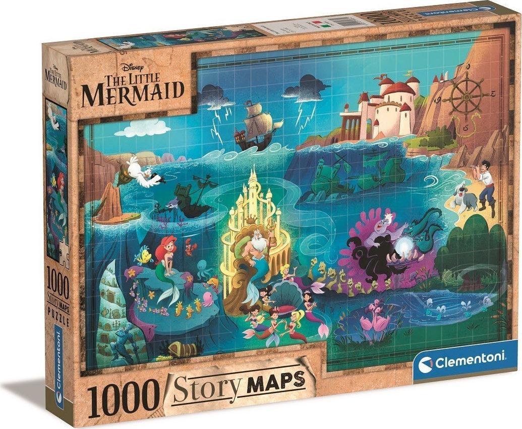 39664 Clementoni Puzzle 1000 piese Mica Sirenă