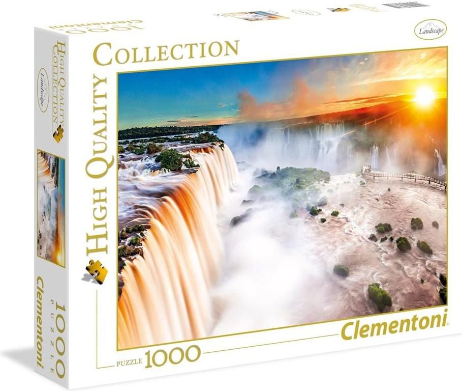 Puzzle Cascada Clementoni, Multicolor, 1000 piese