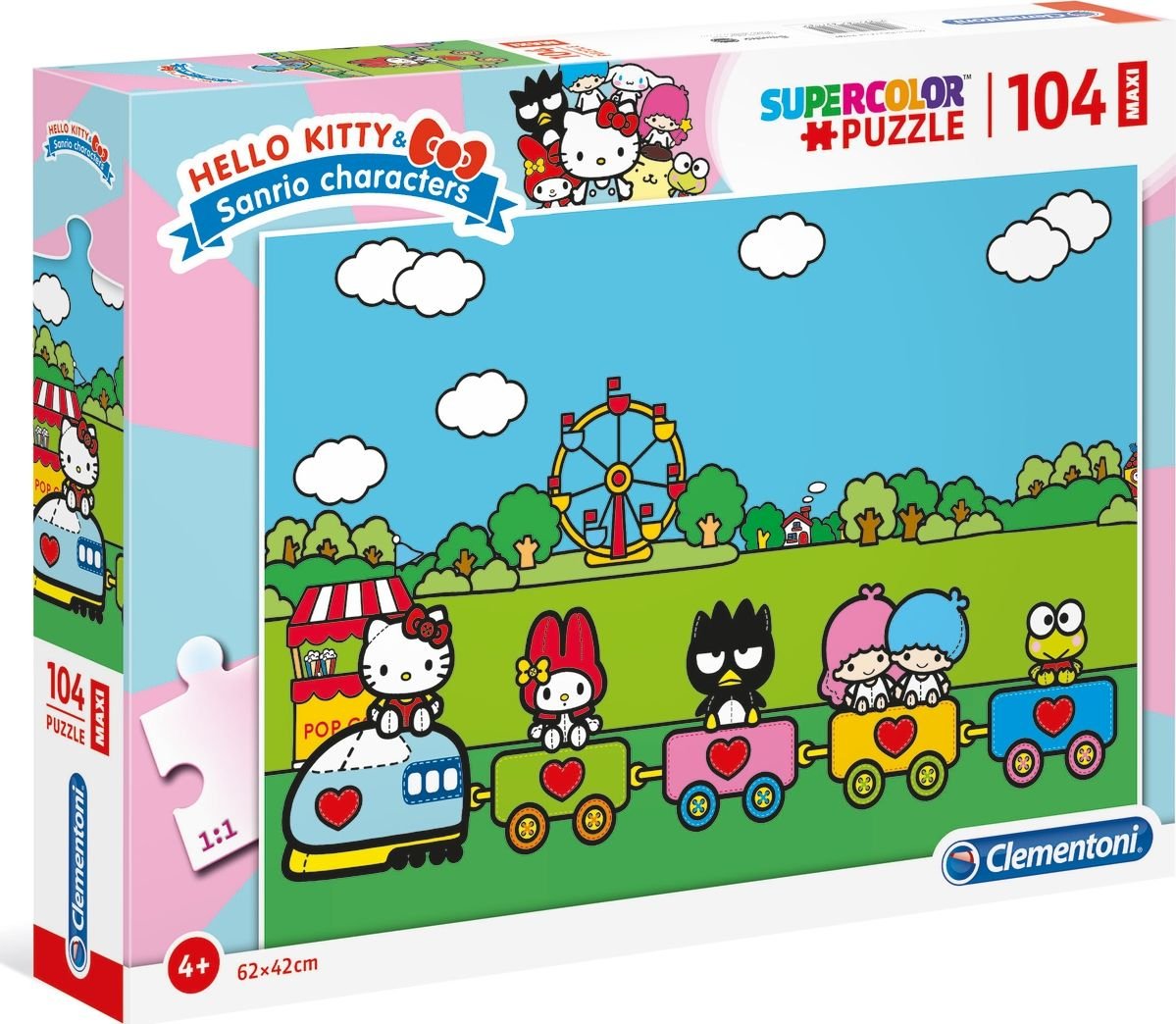 Clementoni Puzzle 104 Maxi Super Color Hello Kitty