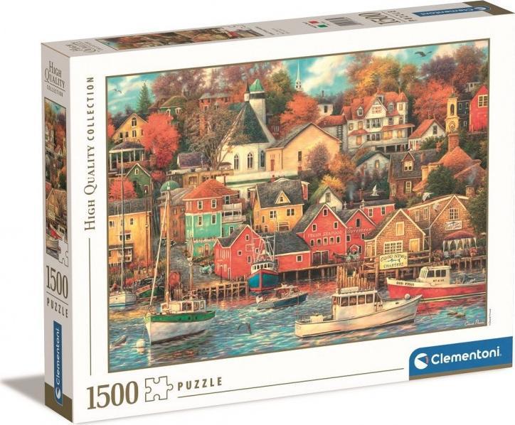Clementoni Puzzle 1500 elementów High Quality, Port dobrych czasów