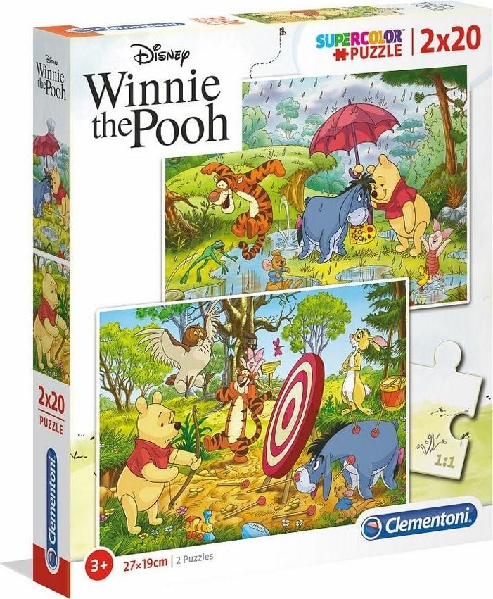 Puzzle Clementoni 2x20 Winnie the Pooh