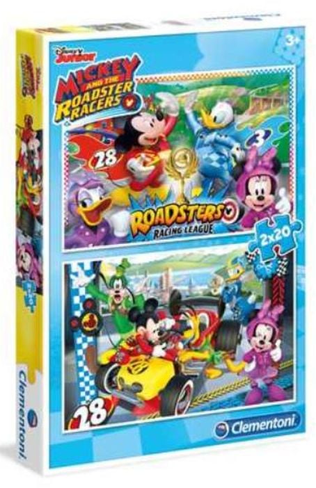 Puzzle Clementoni - Mickey, 2x20 piese (65212)