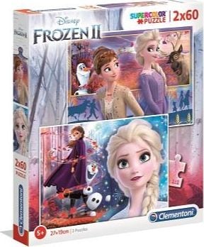 Puzzle Clementoni 2x60 piese Frozen 2