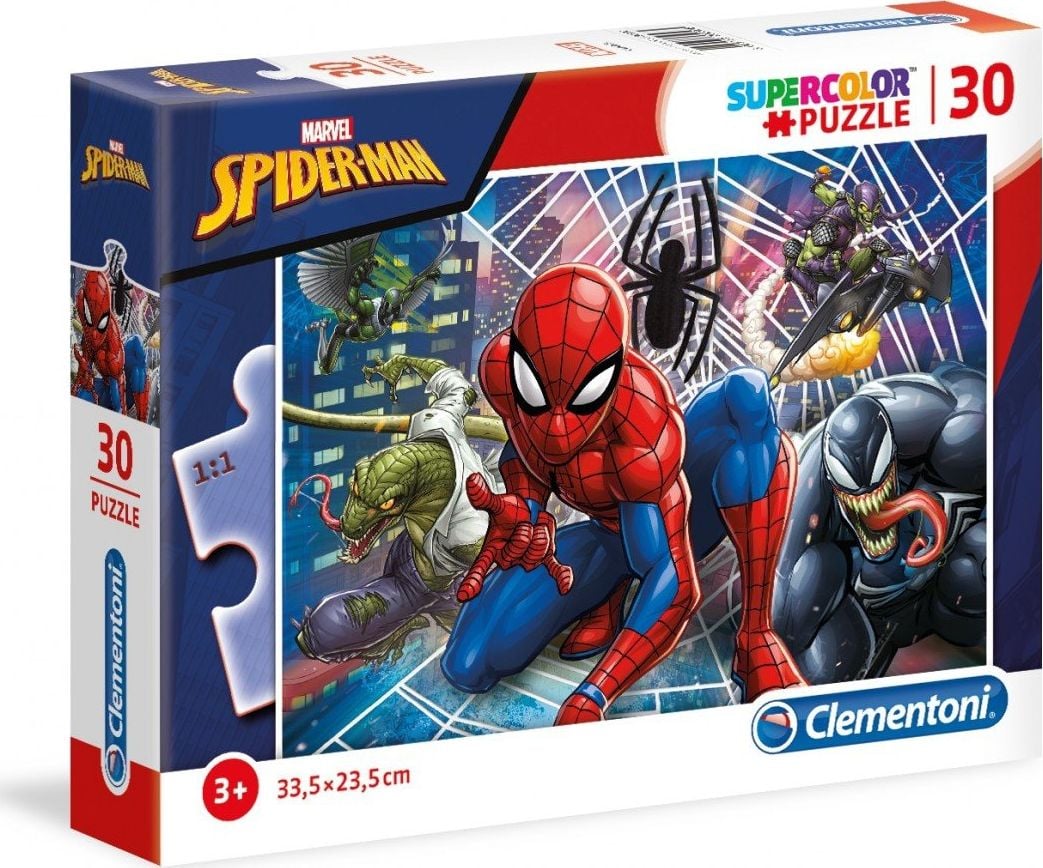 Puzzle Clementoni SuperColor Marvel Spider-man, 30 piese
