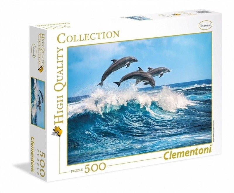 Puzzle Clementoni 500 de piese Delfini ( GXP-633659 )