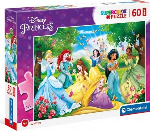 Puzzle Maxi Clementoni - Printesele Disney, 60 piese