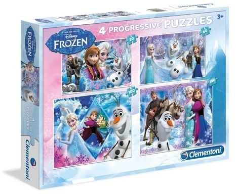 Clementoni Puzzle Kraina Lodu 20+60+100+180 (07723)