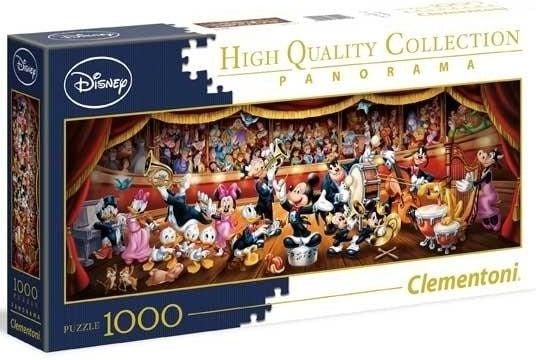 Clementoni Puzzle Panorama Disney Orchestra 1000 de piese (282639)