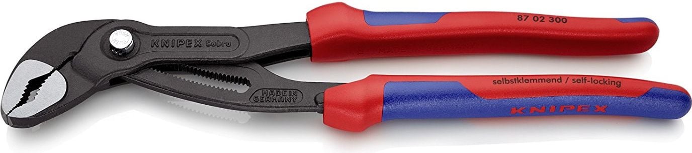 Cleste pentru tevi, manere multicomponent, KNIPEX Cobra, 2 3/4`, 300 mm