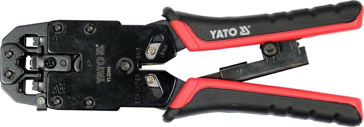 Cleste sertizare conectori Yato YT-22443, pentru RJ45, RJ10, RJ11