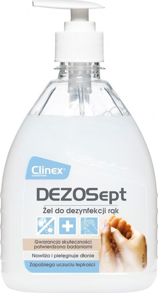 Gel dezinfectant pentru maini dezosept, 500ml