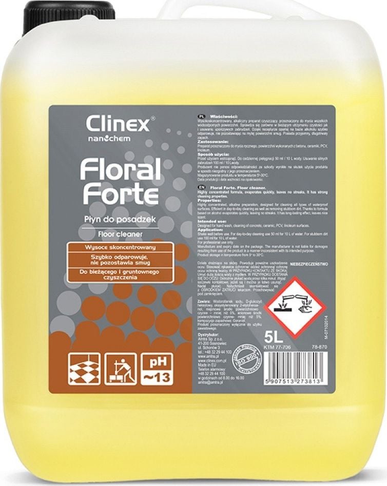 Clinex Floral Forte lichid pentru curatarea pardoselilor