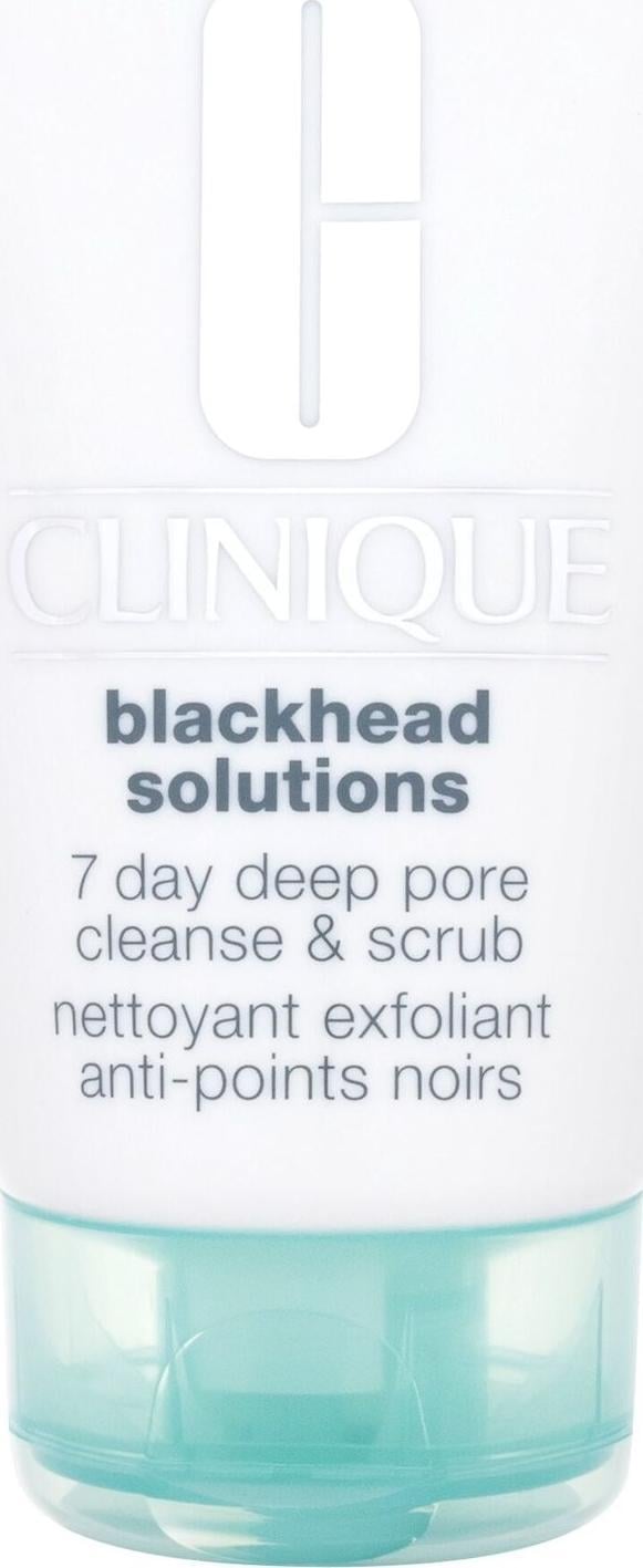 Clinique CLINIQUE_Blackhead Solutions 7 zile Deep Pore Cleanse & Scrub exfoliant pentru curățare față 125 ml