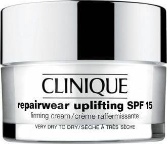 Clinique Repairwear Uplifting Firming Cream SPF15 Crema intineritoare pentru fata si gat pentru piele uscata pana la grasa 50 ml