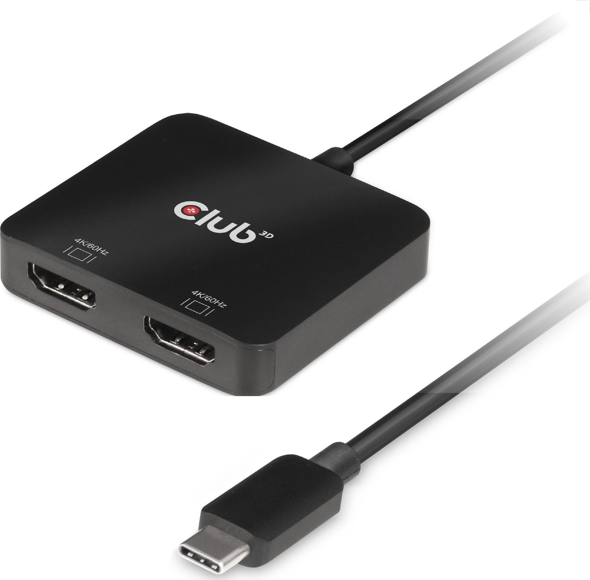 Club 3D Club3D Video hub MST (Multi Stream Transport) USB-C 3.2 la HDMI 2.0, monitor dublu 4K60Hz